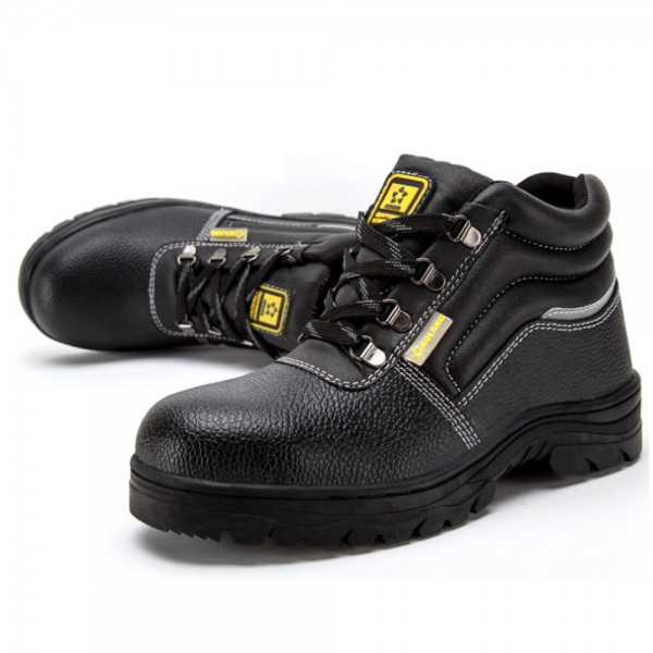Steel Toe Anti-Smashing Puncture Proof Work Boots Safety Shoes ...